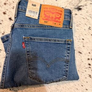 Levi's Light Blue Comfort Straight Jeans